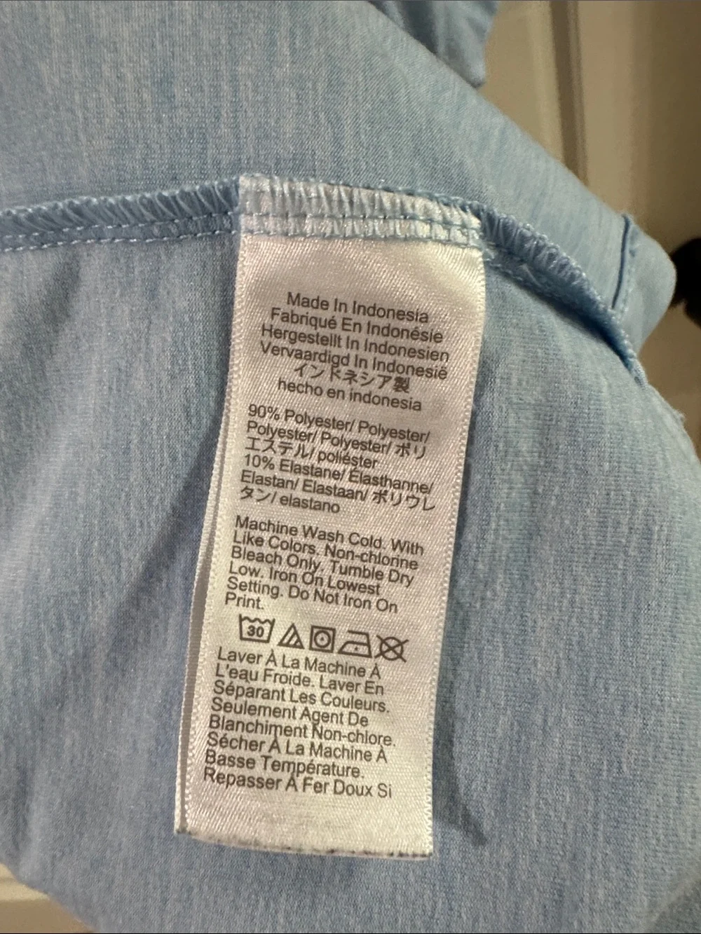 J. Crew Light Blue Performance Polo